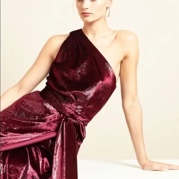 NEW Ted Baker Abinaa one shoulder midi dress XXL - Picture 1 of 16